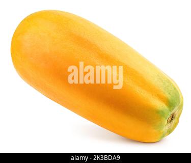 papaya isolated on white background, clipping path, full depth of field Stock Photo