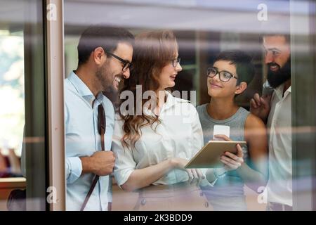 Portrait of businesspeople having free time from work Stock Photo