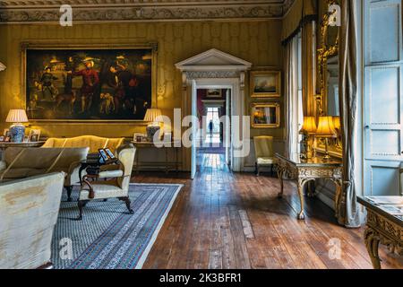 Interior of Hopetoun House, a stately home near South Queensferry in West Lothian, Scotland Stock Photo