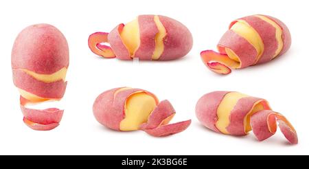potato, isolated on white background, clipping path, full depth of field Stock Photo