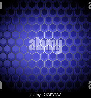 Blue honeycomb background, vector illustration Stock Vector