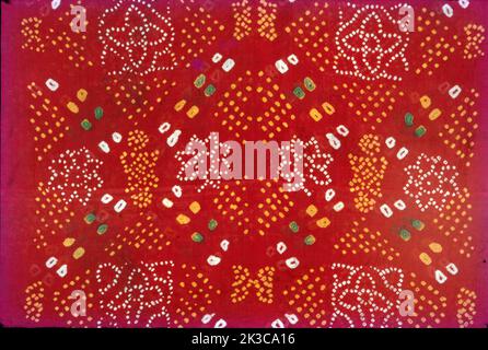 Tie dye bandhani made in Bhuj, Kutch, Gujarat, India, Asia Stock Photo ...