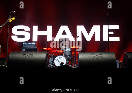 SHAME  POINTU Festival, Six Fours, FRANCE, 03/07/2022 Florent 'MrCrash' B. Stock Photo