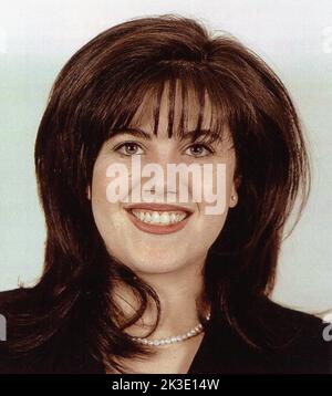 White House intern Monica Lewinsky in her undated passport photo in