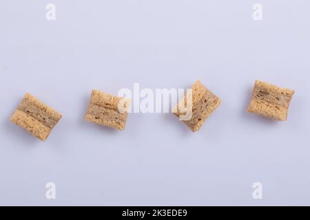 Pillow chips isolated in white background Stock Photo