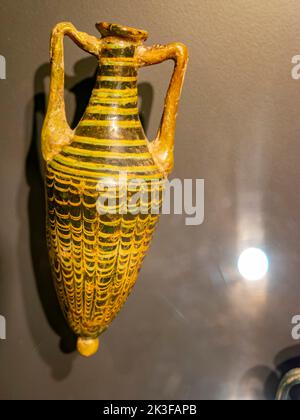 Los Angeles, JUL 20 2014 - Interior view of the beautiful Getty Villa Stock Photo