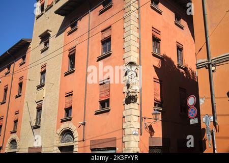 Piazza Galileo Galilei Bologna Italy Stock Photo