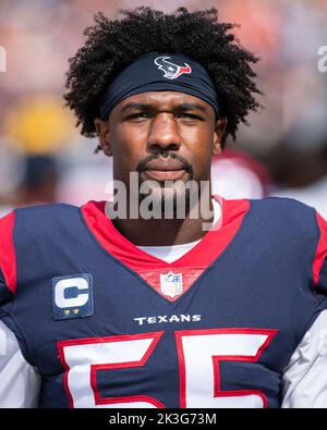 CHICAGO, IL - SEPTEMBER 25: Houston Texans safety Jalen Pitre (5