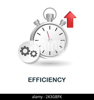 efficiency and production growth line icon vector Stock Vector Image ...