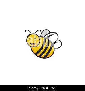 Cartoon bee vector Stock Vector