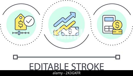 Financial operation loop concept icon Stock Vector Image & Art - Alamy