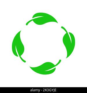 Leaf Nature Logo Icon Vector Illustration Stock Vector