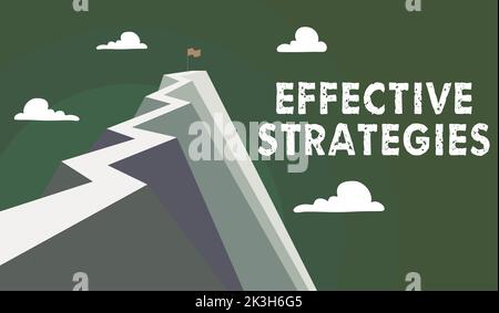 Writing displaying text Effective Strategies. Business approach Sound Tactical Scheme Powerful Operational Decisions Stock Photo