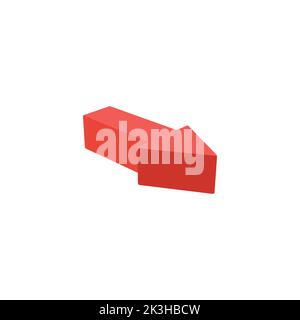 Arrow icon on white background. flat style. arrow icon Stock Vector
