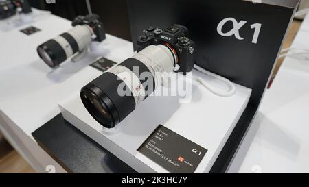 Sony Mirrorless Camera - The Photography Show, NEC, Birmingham Stock Photo