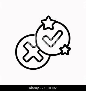 Interview quiz icon outline vector. Vector icon for apps and websites Stock Vector