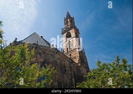 Duomo, Cathedral Lady of the Assumption, Bolzano, Trentino Alto Adige, Italy Stock Photo