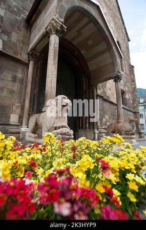 Duomo, Cathedral Lady of the Assumption, Bolzano, Trentino Alto Adige, Italy Stock Photo