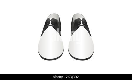 Men's classic shoes isolated on white background, Fashionable men's ...