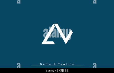 Alphabet letters Initials Monogram logo LL Stock Vector