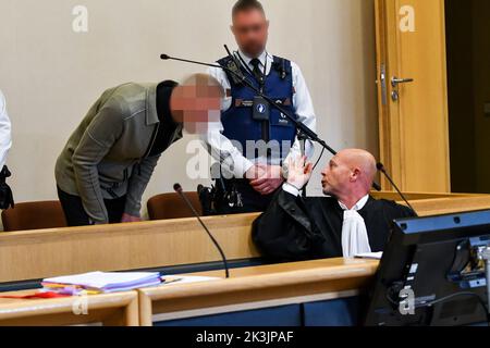 Lawyer Sven Mary Pictured During The Jury Constitution Session At The