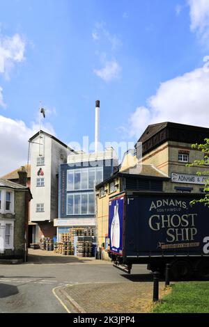 The Adnams brewery and distillery, Southwold town, Suffolk County, England, UK Stock Photo