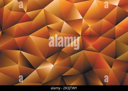 Polygonal rainbow mosaic background. Abstract low poly vector illustration. Triangular pattern, copy space. Template geometric business design with Stock Vector