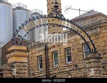 John Smiths, Tadcaster brewery, High Street, Tadcaster, North Yorkshire, England, UK, LS24 9SA Stock Photo