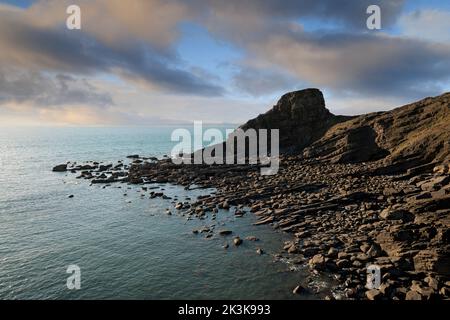 Rickets Head near Newgale, Pembrokeshire, Wales. Stock Photo