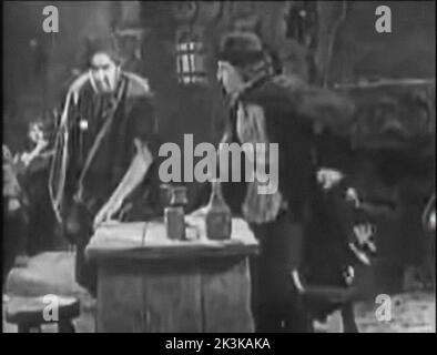 Hunchback of Notre Dame vintage still from 1923 movie Stock Photo