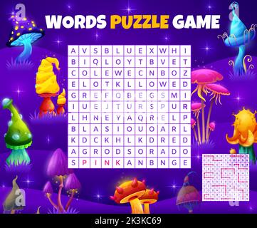 Vector Fairytale Word Scramble Activity Page. English Language Game with  Castle, King, Princess, Queen for Kids Stock Vector - Illustration of  character, game: 231139424