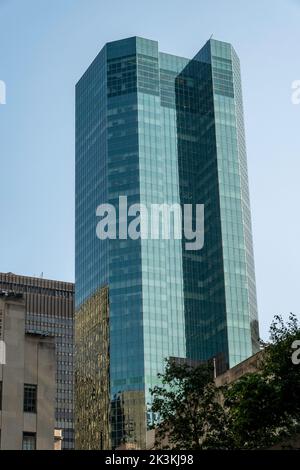 Tower 49 posing 45 story skyscraper office building located in Midtown Manhattan between 48th and 49th Streets, New York City, USA, 2022 Stock Photo