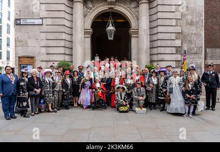 Pearly Kings and Queens Harvest Festival London 2022 Stock Photo