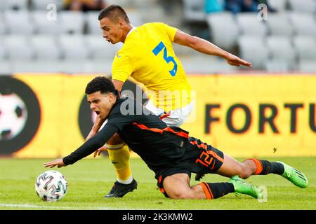 CLUC, ROMANIA - SEPTEMBER 27:  during the International Friendly match between Romania U23 and Netherlands U23 at Cluj Arena on September 27, 2022 in Cluc, Romania (Photo by Nikola Krstic/BSR Agency) Stock Photo