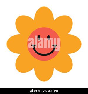 Flower smiley Stock Vector