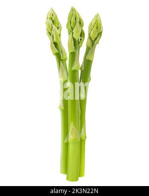 asparagus isolated on white background, clipping path, full depth of field Stock Photo