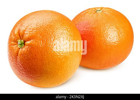grapefruit isolated on white background, clipping path, full depth of field Stock Photo
