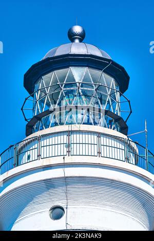 Top of Hirtshals Fyr in Denmark. High quality photo Stock Photo