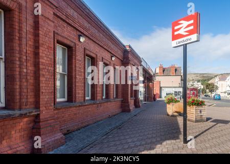 Railway Station in Llandudno, North Wales, UK. Stock Photo