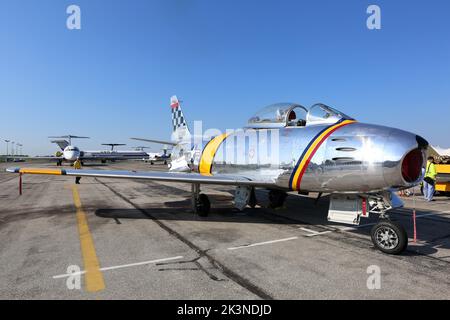 The aircraft during Thunder Over Michigan Air Show Stock Photo