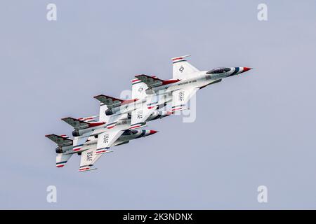 The aircraft during Thunder Over Michigan Air Show Stock Photo