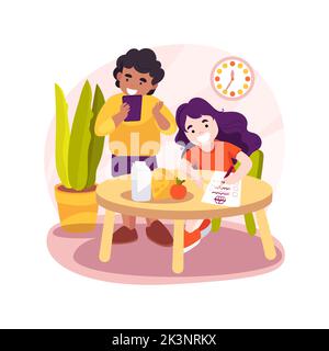 Real-world play isolated cartoon vector illustration. Stock Vector