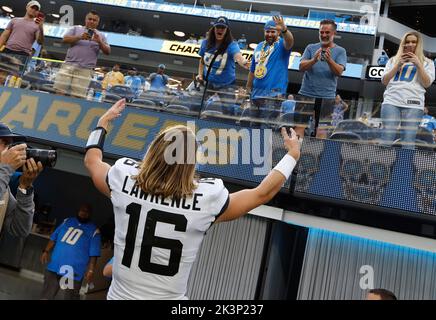 INGLEWOOD, CA - SEPTEMBER 25: Jacksonville Jaguars linebacker