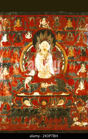 Tara Guge style, 17th century, Likir Monastery in Ladakh, India Stock Photo