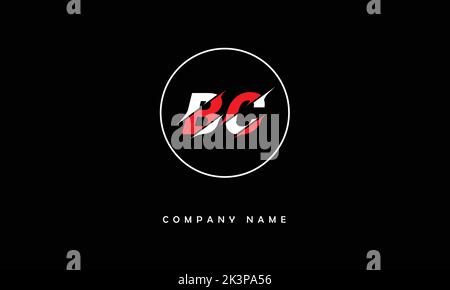 BC, CB Abstract Letters Logo Monogram Stock Vector