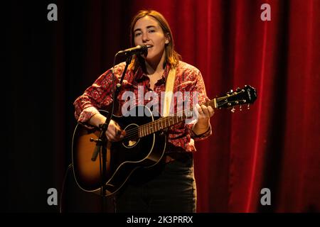 Oslo, Norway. 27th Sep, 2022. The American country-rock singer and songwriter Margo Cilker performs a live concert at Belleville in Oslo. (Photo Credit: Gonzales Photo/Alamy Live News Stock Photo