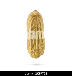 Peanuts isolated on white background, as design element Stock Photo