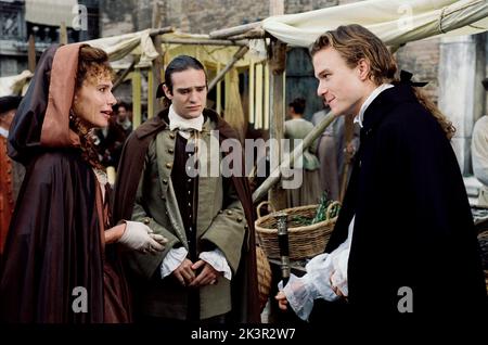 Lena Olin, Charlie Cox & Heath Ledger Film: Casanova (2005) Characters: Andrea,Giovanni Bruni & Casanova  Director: Lasse Hallstrom 25 December 2005   **WARNING** This Photograph is for editorial use only and is the copyright of BUENA VISTA and/or the Photographer assigned by the Film or Production Company and can only be reproduced by publications in conjunction with the promotion of the above Film. A Mandatory Credit To BUENA VISTA is required. The Photographer should also be credited when known. No commercial use can be granted without written authority from the Film Company. Stock Photo