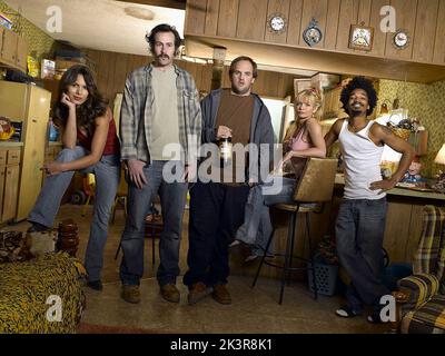 Nadine Velazquez, Jason Lee, Ethan Suplee, Jaime Pressly & Eddie Steeples Television: My Name Is Earl (2005) Characters: Catalina,Earl Hickey,Randy Hickey,Joy Turner & Darnell Turner  Director: Marc Buckland 20 September 2005   **WARNING** This Photograph is for editorial use only and is the copyright of 20 CENTURY FOX TV and/or the Photographer assigned by the Film or Production Company and can only be reproduced by publications in conjunction with the promotion of the above Film. A Mandatory Credit To 20 CENTURY FOX TV is required. The Photographer should also be credited when known. No comm Stock Photo
