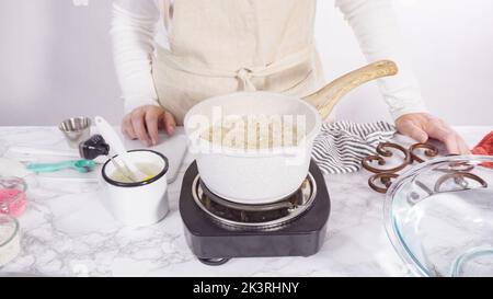 Homemade lollipops Stock Photo